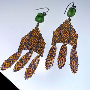 Multi color earrings